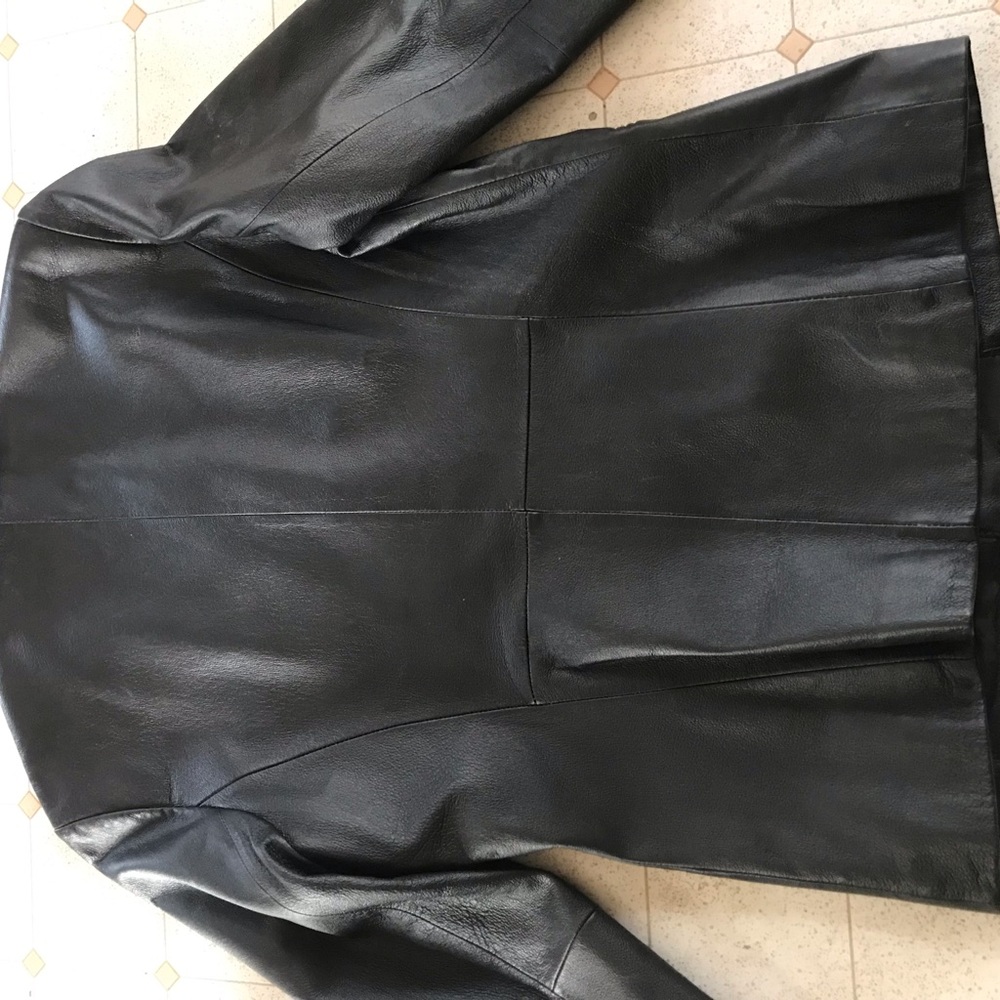 Black Leather Jacket - image 3